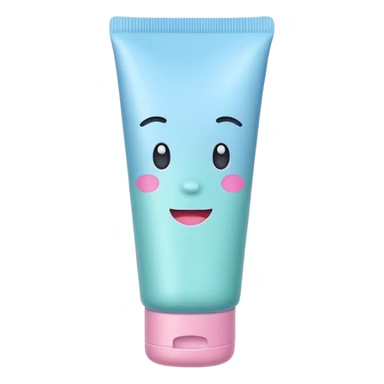 a pastel tube cosmetic plain sticker