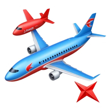 un avions avec une fleche qui traverse avec ecris JJ airlines sticker