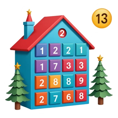 advent calendar sticker