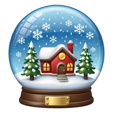 snow-globe sticker