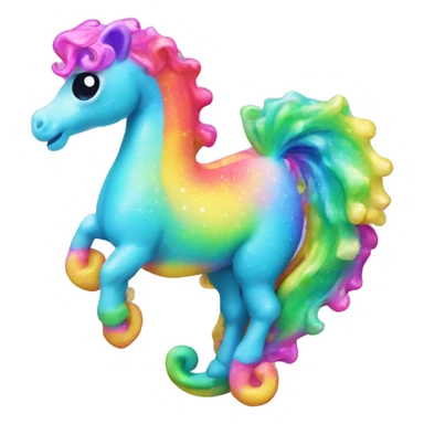 Lisa frank sea horse  sticker