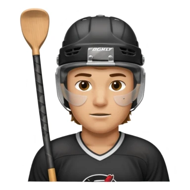 hockey player sticker