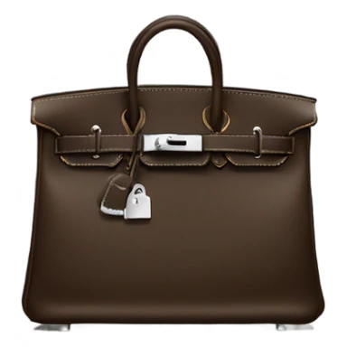 Hermes black birkin bag sticker