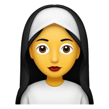 vull un perosnatge estil bimoji que sigui com una nimfa bella i fantasmal amb túniques blanques. Té la pell literalments blanca com el guix, cabell platejat, un nas llarg, ulls negres grans i llavis carmesí. que estigui somrient sticker