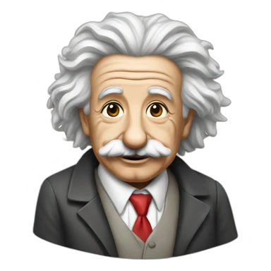 Einstein with lebanon flag sticker