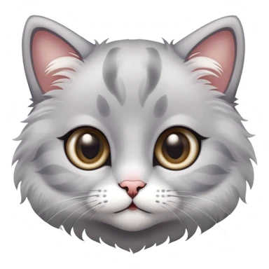 adorable cat with big eyes sticker