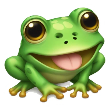 Cutest frog ever sticker