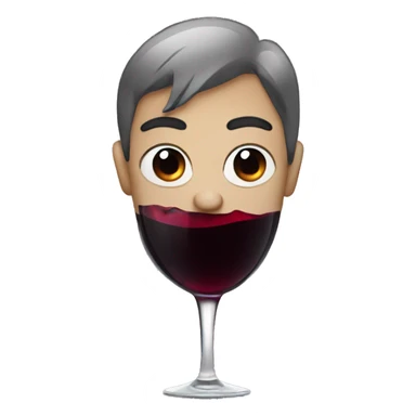 vampire drinking wine sticker