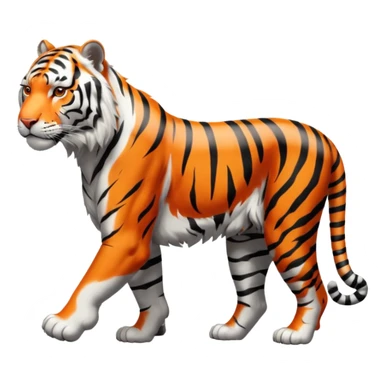 white tiger going sticker