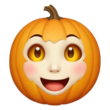 fall ecstatic emoticon artsy white backgroudn slightly creepy sticker