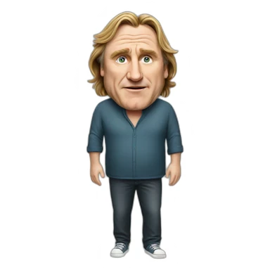 Depardieu  sticker