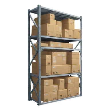 warehouse shelf sticker