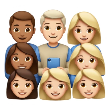 Capital humain groupe de personnes sticker