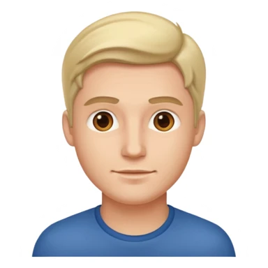 un bel homme vu de trois quart sticker