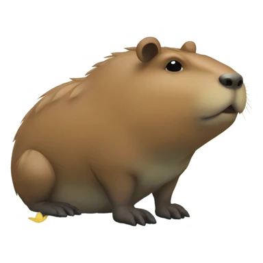 capybara and aligator sticker