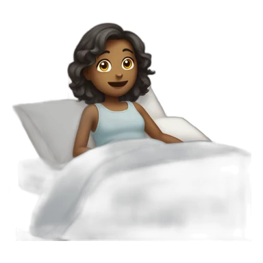 girl goes to bed sticker
