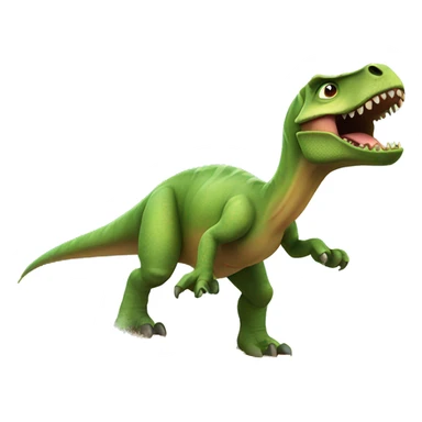 Dinosaur surfing sticker
