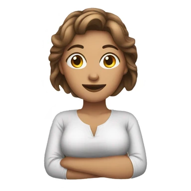 woman with padded cups sticker