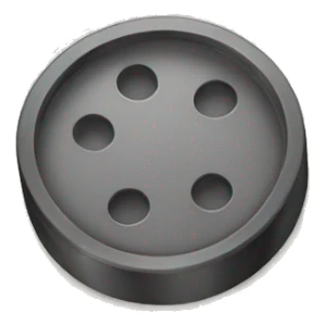 thick coin icon sticker