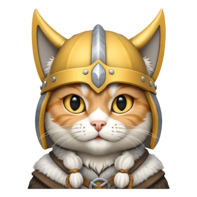 viking cat sticker