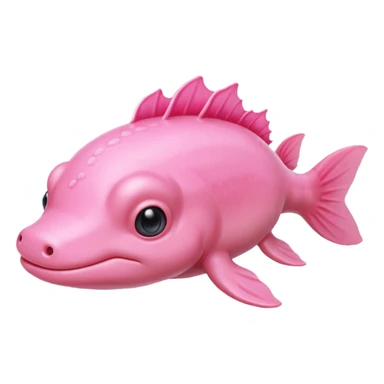 Ajolote rosa sticker