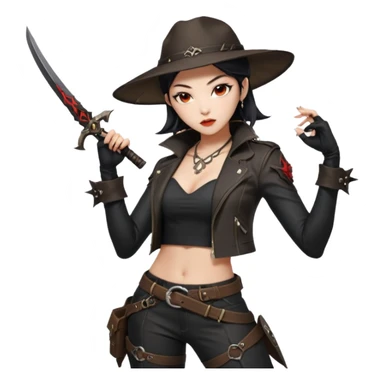 kpop demon hunters zoey sticker