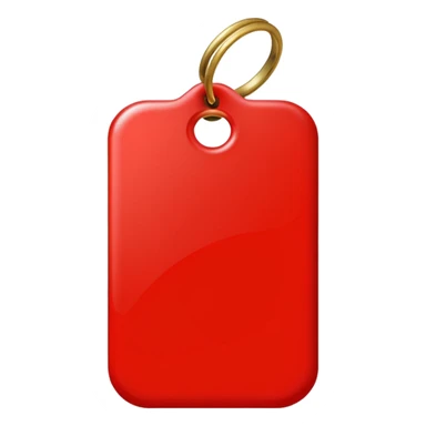 Tag vermelha sticker