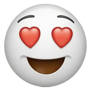 Smiling face with heart eyes sticker