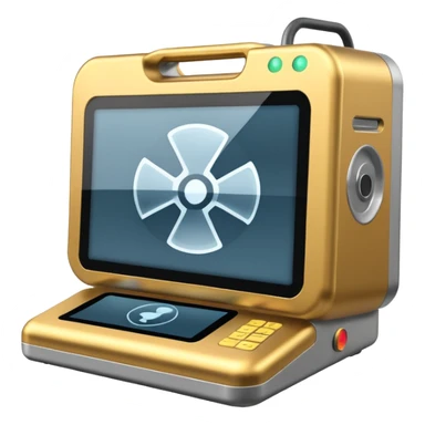 X-ray scanner sticker