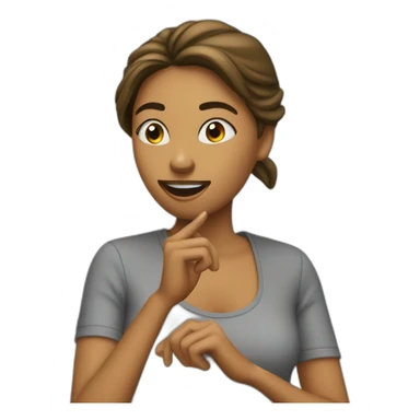 Femme qui fais un dab sticker