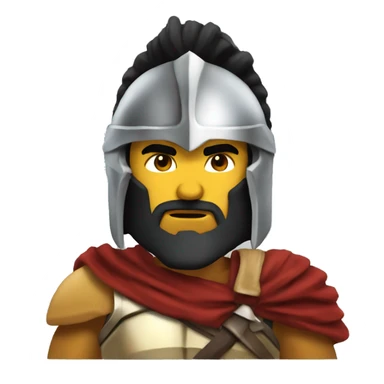 spartan warrior male rpg sticker