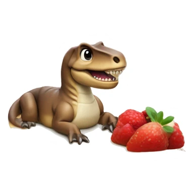 cheesecake with trex sticker