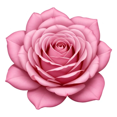 Polaroid photo of a pink rose  sticker