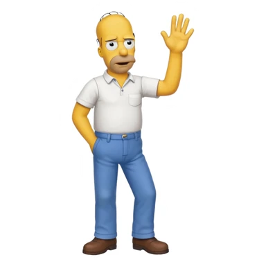 the simpsons, Different every character, only one at a time. sticker