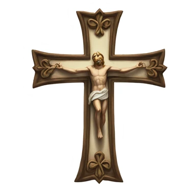 Aesthetic Christian cross sticker