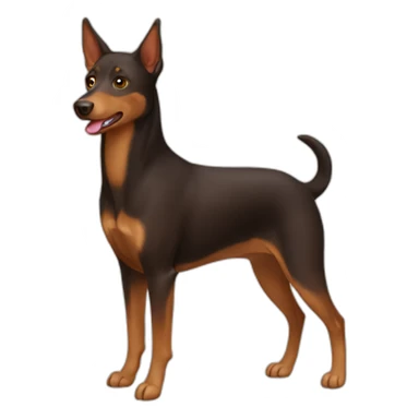 Brown Australian Kelpie sticker