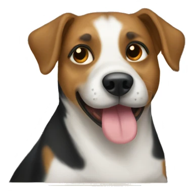 Dog in a transport box sticker