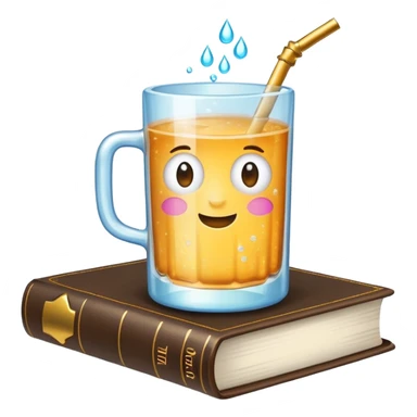 A sparkling Bubblr drink holding a Bible sticker