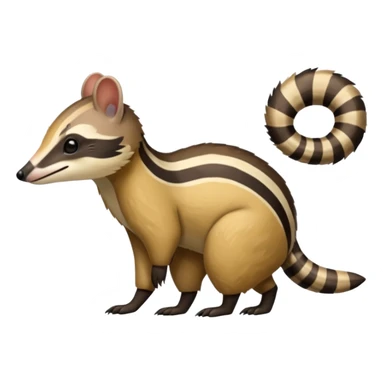 Cacomistl-Anteater-Civet-Numbat-hybrid (full body) sticker