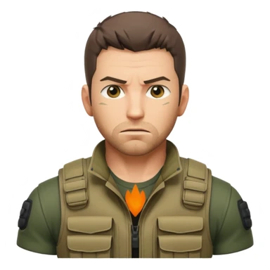 Chris redfield resident evil sticker