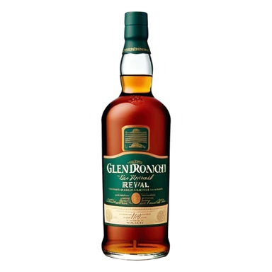 GlenDronach 15-Year-Old Revival fat bottle, single bottle sticker