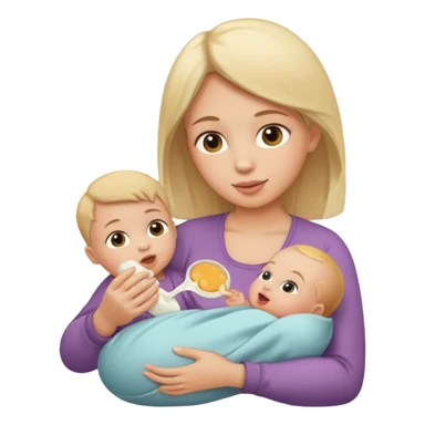 right boob feeding  sticker