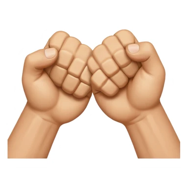 Fist bump sticker