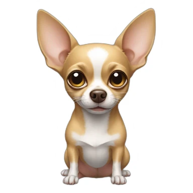 Combination of a chihuahua and a rat sticker