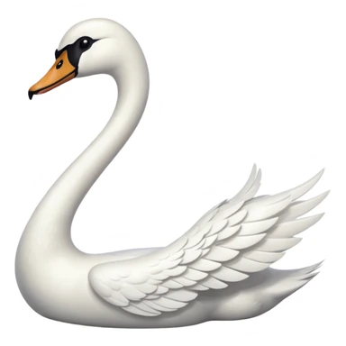 Swan emoji sticker