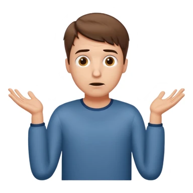 many german guy shrug suprised sticker