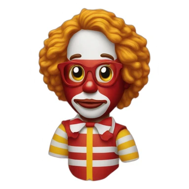 Ronald McDonald sticker