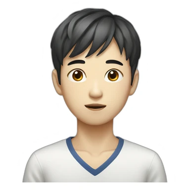 Skinny Korean boy sticker