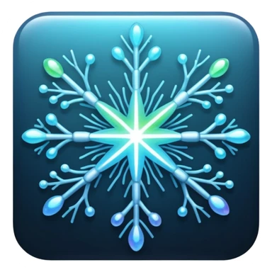 sparkling photo icon with a neural network pattern sticker