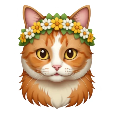 hippie cat sticker